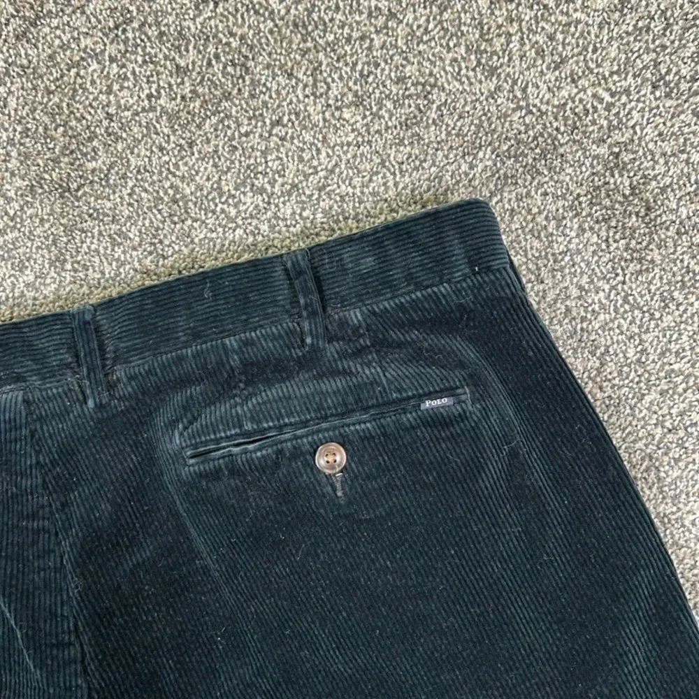 Polo Ralph Lauren Stretch Classic Fit Corduroy Pants Men 40x30 Black Casual Work